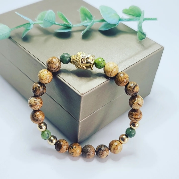 Picture Jasper bracelet - Picture 5 of 5